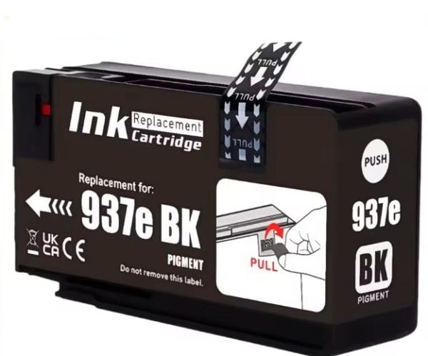 Náhradná tonerová kazeta pre tlačiarne HP 937e BK čierna.