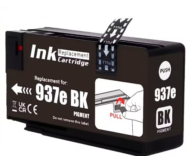 Náhradná tonerová kazeta pre tlačiarne HP 937e BK čierna.
