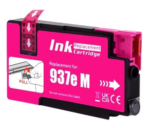 Magnetická tonerová kazeta HP 937e pre tlačiarne, magenta farba.
