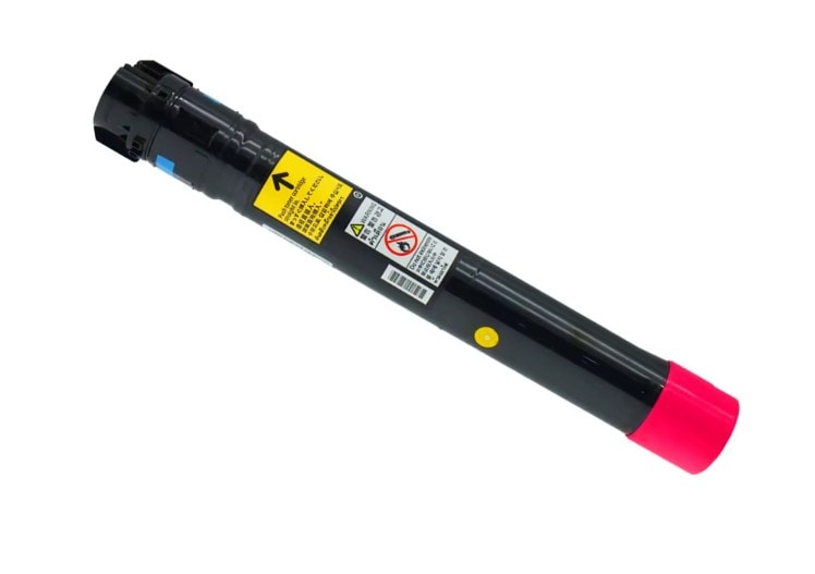 Magenta toner do tlačiarne Xerox C7030 s náhradnou náplňou.